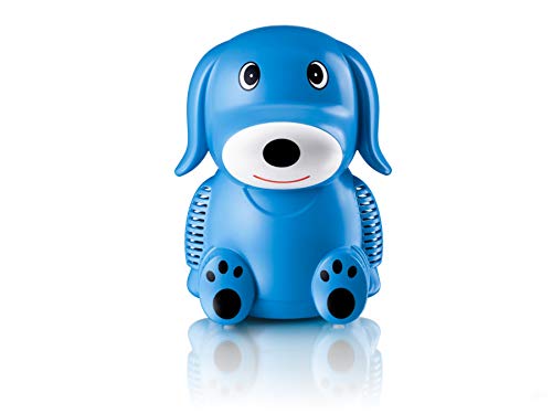 Only for Baby Blue Puppy - Inhalador para niños Perrito pequeño Aparato para medicamentos líquidos con compresor Nebulizador