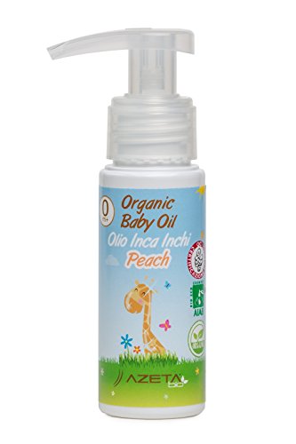 Organic Baby Oil Peach - AZETAbio - 50 ml