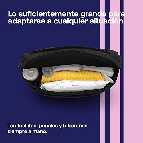 Organizador de carrito con múltiples bolsillos Bugaboo con bolsillos de fácil acceso, accesorio imprescindible para todos los artículos esenciales de tu bebé en Midnight Black