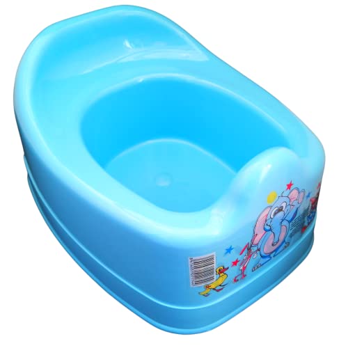 Orinal Infantil Portátil | Asiento Inodoro para Bebés y Niños Pequeños | Water Retrete Wc ideal para Aprender a ir al Baño | Orinales Adaptador Seguros y Cómodos | Accesorios para Bebe (AZUL)