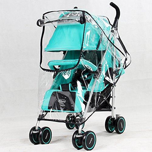 Paraguas para silla de paseo, Fontee Baby Burbuja de Lluvia Protector Cubierta contra Lluvia y Viento Impermeable para Silla de Paseo de Bebé y Carrito