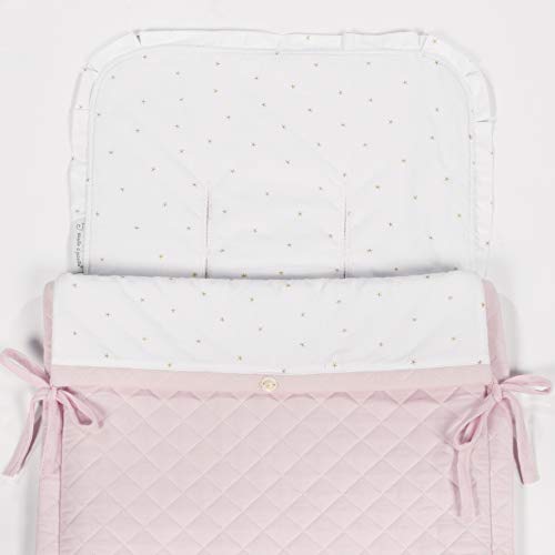 Pasito a Pasito. Saco Cuco María. Saco de dormir uso universal para Grupo 0. Manta 3 en 1 ideal para cubrir el carrito, portabebé y silla de paseo. Incluye almohada. Color Rosa.