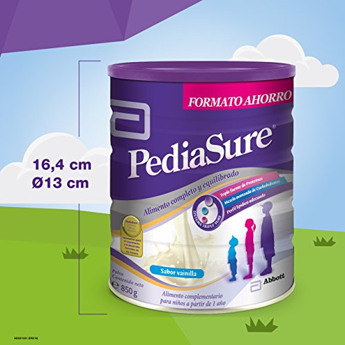 PediaSure - Complemento Alimenticio para Niños con Proteínas, Vitaminas y Minerales, Sabor Vainilla - 850 gr [versión antigua]