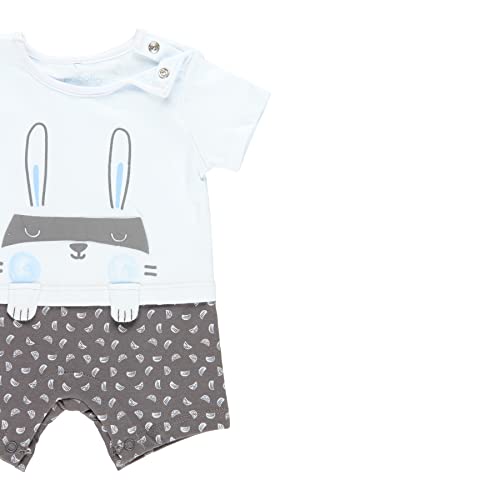 Pelele Bebe Niño - 100% algodón- Manga Corta - Pelele Verano – Pijama para dormir- Ropa de Regalo - Para bebe de 0 mes a 18 meses