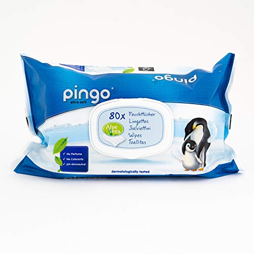 Pingo Toallitas Ecológicas Sin Perfume Caja 80 Unidades