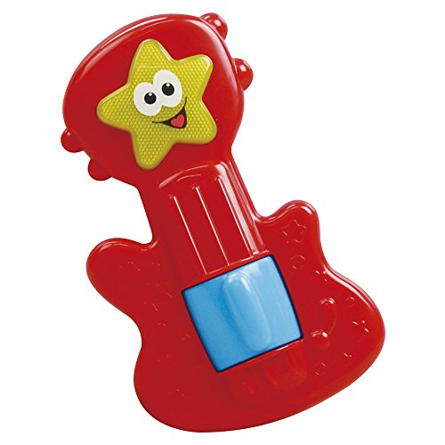 PlayGo - Set de 5 instrumentos jazz: guitarra, trompeta, maracas y 2 panderetas (ColorBaby 44263)