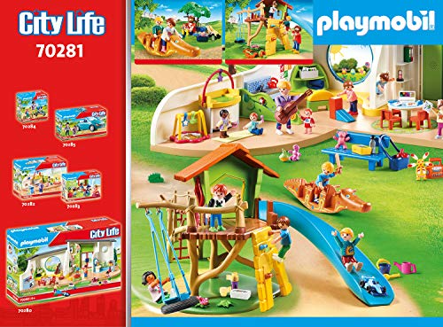 PLAYMOBIL City Life 70281 Parque Infantil Aventura, A partir de 4 años