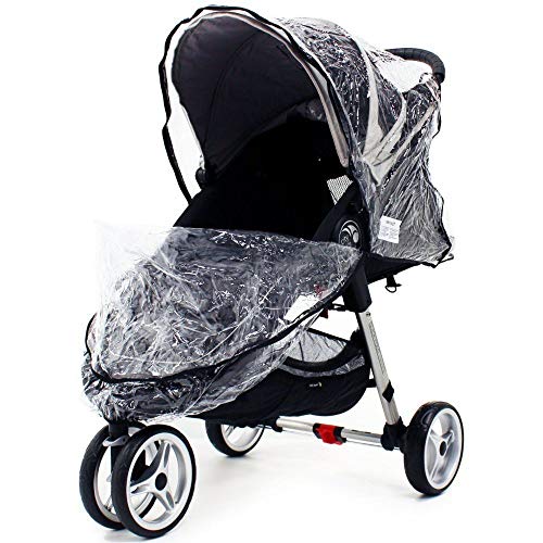 Protector de lluvia con cremallera para cochecito City Mini Single de la marca Baby Jogger transparente City Mini Single