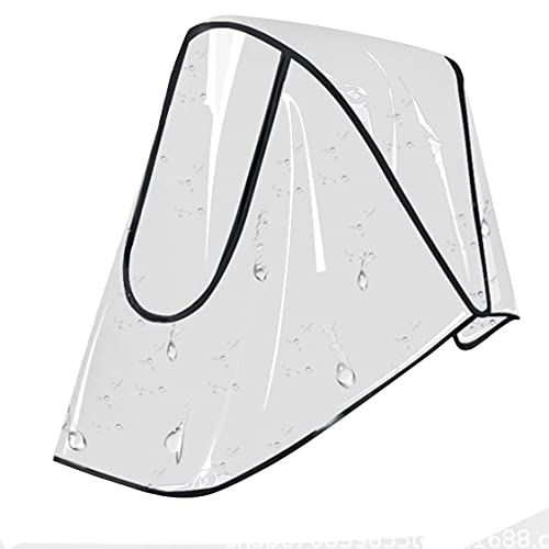 Protector de lluvia Universal para Silla de paseo，Fundas de lluvia para cochecito de bebé con Cremallera y Ventilaciones，sin PVC buena circulación del aire