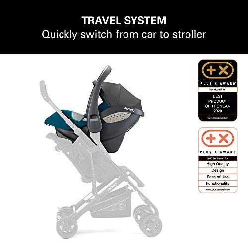 Recaro Kids Avan i-Size, Silla de Coche para Bebés de 40-83cm, 0-13 Kg, Compatible con la Base Isofix Avan/Kio, para Silla de Paseo Duo/Trio, Fácil Instalación, Gran Seguridad, Black Mat (negro)