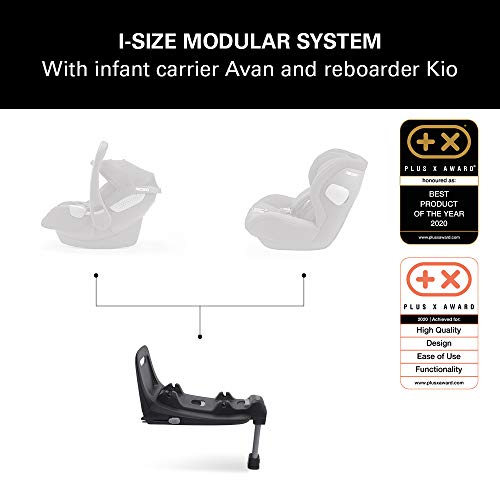 Recaro Kids Base Avan/Kio i-Size, Conexión Isofix para Silla de Coche, Compatible con la Silla Avan y el Asiento Infantil Kio, Instalación Fácil y Segura