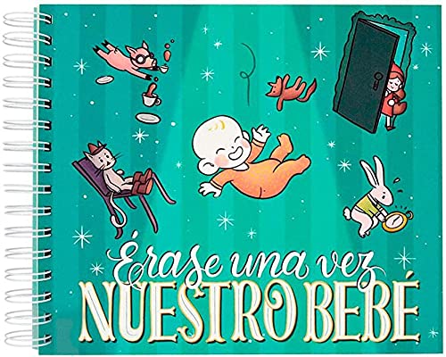 Recuerding - Álbum de Fotos Infantil Bebé, 60 Páginas (24x21cm) | Moderno y Original | Pegar y Escribir | Personalizable | Colecciona Recuerdos del Peque, Niño o Niña | Hecho en España