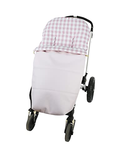 Saco Vichy Polipiel Carrito Bebe Blanco - MODIN - (NEGRO)