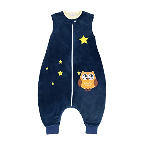 Sacos De Dormir Para Bebé 1.5 Tog SúPer Suave Y CáLido Saco Las Temporadas Dormir Bebe Todas Para NiñO NiñA 1-6 Jahre PatróN De Animales De Dibujos Animados