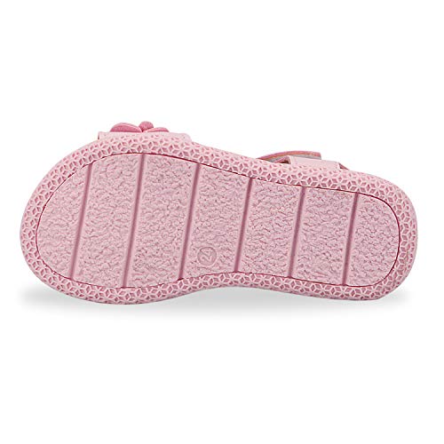 Sandalias con Punta Abierta para Niñas Pequeñas Niño Infantiles Zapatos de Vestir Calzado Verano para 1-6 Años (Rosado, EU 22)