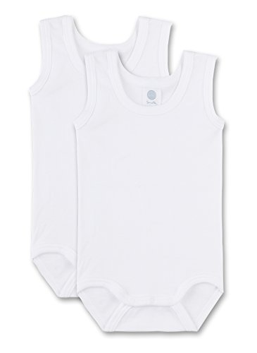 Sanetta - Body para bebé, Color Blanco 010, Talla 6 Meses (68 cm)