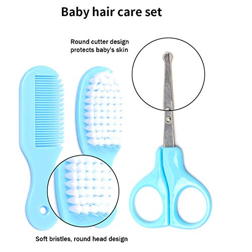 Set Para Cuidado Del Bebé, RoseFlower 8 piezas kit Aseo Bebé Recien Nacido Higiene - Bebé Kit de Cuidado de Salud Seguro Infantil Enfermera Diaria Herramienta para el Uso Diario, Regalos para Bebes