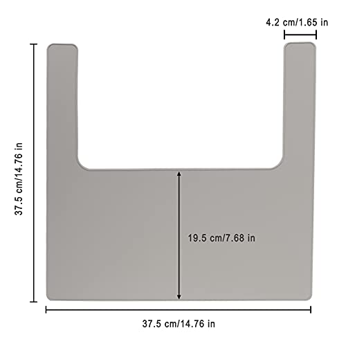 Silicone Placemat Design for Antilop High Chair,for Antilop Highchair Silicone Mat,Soft for Highchair Placemat,for Antilop High Chair Accessories Comfortable Easy to Clean,Grey