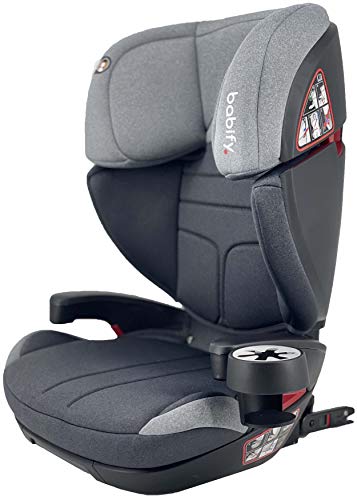 Silla de Coche Grupo 23 Isofix - Babify Voyager Fix - Multiples Regulaciones de Altura - Posavasos Incluido