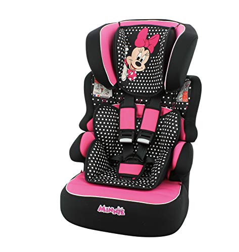 Silla de coche para Bebe BELINE grupo 1/2/3 (9-36kg), con proteccion lateral -Minnie Luxe