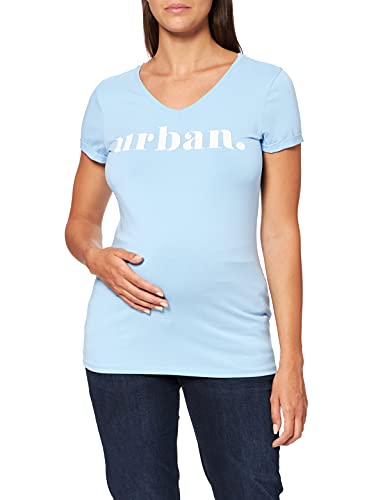 SUPERMOM tee SS Urban Camiseta premamá, Azul (Placid Blue P514), 34 (Talla del Fabricante: XX-Small) para Mujer