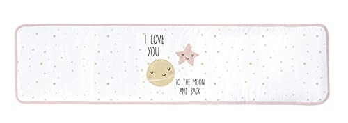 Tanuki 36350 MINICUNA COLECHO + Textil Love TO The Moon, Multicolor, 85x85x45