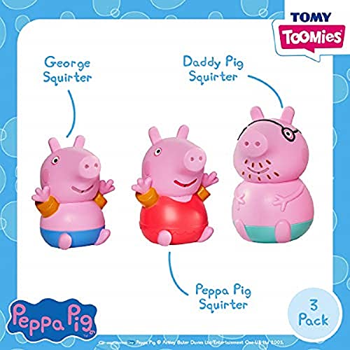 Toomies- Peppa Papi Pig, Peppa & George (Tomy E73158)