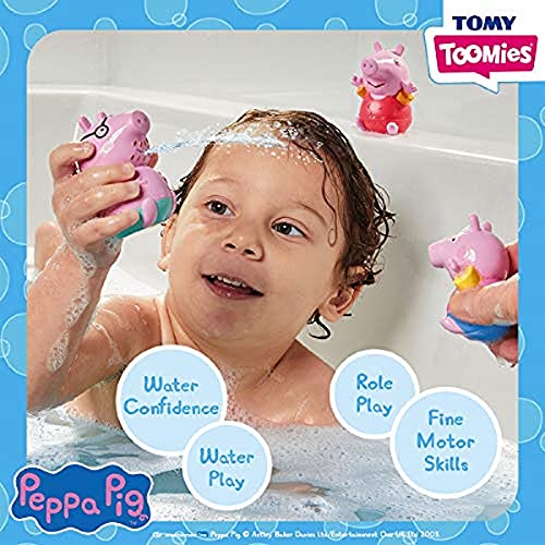 Toomies- Peppa Papi Pig, Peppa & George (Tomy E73158)