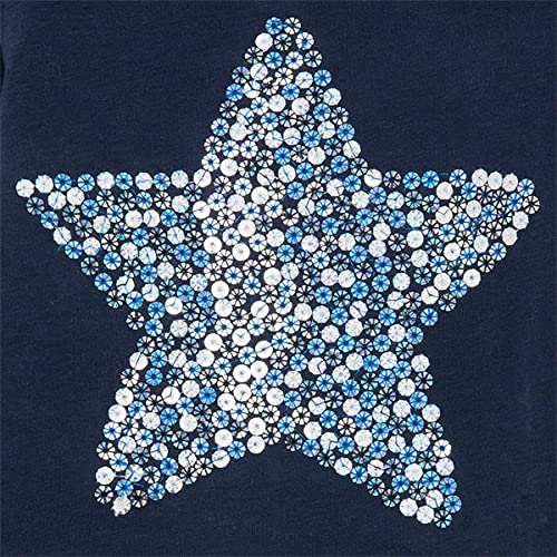 Tuc Tuc Camiseta Punto Estrella NIÑA Marina BASICOS Baby FW21, Azul, 6A Chicas