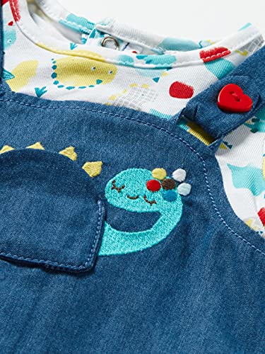 Tuc Tuc Vestido Denim Y Punto DINOLOCO, Azul, 0M para Bebés