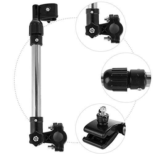VGEBY1 Soporte de Paraguas para Cochecito, Soporte de Marco retráctil para Paraguas para Bicicleta, Cochecito de bebé, MBC, Cochecito.