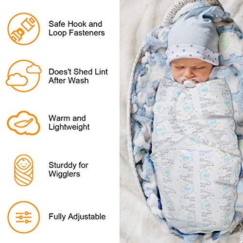 Vicloon Swaddle Mantas Bebé, 2pcs Swaddle Blanket AlgodóN Para Bebes Saco-s De Dormir Bebé Envoltura Swaddle Wrap 100% AlgodóN, Wrap Manta de Arrullo Cobija para Bebe Recien Nacidos 0-3 Meses (Rosado)