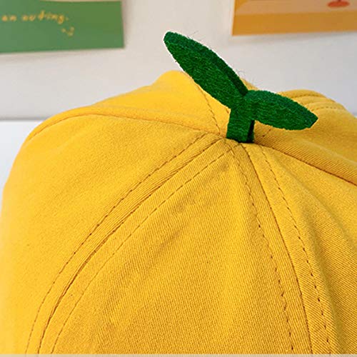 WanWorlder Sombrero unisex Sombrero Pescador para Bebé Bebé Niño Gorro Bucket Hat Plegable Verano Sombreros sombrero surf sombrero sol bebe Hat Lindo para Viajes Al Aire Libre (Yellow, 1 a 3 años)