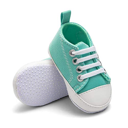 WanWorlder Zapatos de bebé de Suela Blanda para bebés Zapatos de Interior para bebés de 0-1.5 años Sandalias de Bebés Niña Nuevo en 2021 Zapatillas De Lona para Niños Pequeños