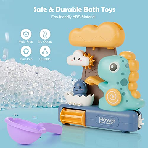 WolinTek Juguetes Bañera, Juguetes de Baño para Bebés,Juguetes Bañera,Kit de Juguetes Baño para Niños,Bañera Juegos de Ducha Regalos para niños y niñas de 1 2 3 y 4 año