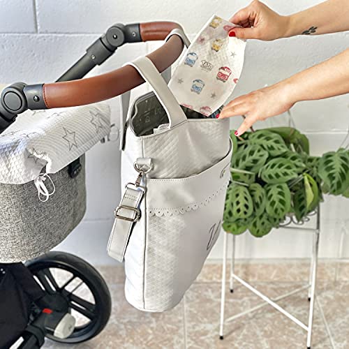 WS WorlsTrend Babero desechable con 4 diseños de 20 unidades, Baberos desechables para bebés recién nacidos, Babero para niño, Baberos ajustables, Baberos desechables de viaje