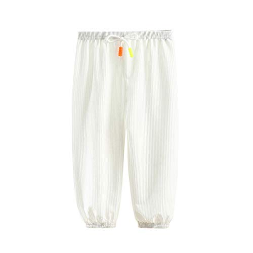 YWLINK Pantalones Bombachos Para NiñOs Y NiñAs,Pantalones De Moda AlgodóN Con DiseñO Retro,Pantalones De Bebé Con Cintura EláStica,Pantalones Harem De Color Liso,Pijama De Casa Transpirable