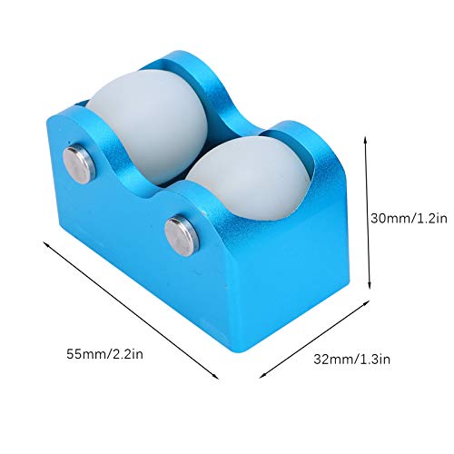 01 Comprobador de rectitud de Taco de Billar, plástico portátil Ligero + Detector de rectitud de Club de Billar de Aluminio, Duradero para Taco de Billar