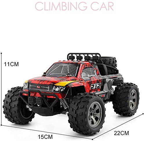 1/18 Coche De Control Remoto, 4WD Racing Drift RC Cars, 2.4Ghz Rápido Y Potente Camión Todoterreno Todo Terreno Eléctrico Rock Crawler Vehículo Recargable RC Monster Trucks Juguete De Regalo Para Adul