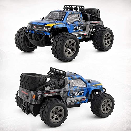 1/18 Coche De Control Remoto, 4WD Racing Drift RC Cars, 2.4Ghz Rápido Y Potente Camión Todoterreno Todo Terreno Eléctrico Rock Crawler Vehículo Recargable RC Monster Trucks Juguete De Regalo Para Adul