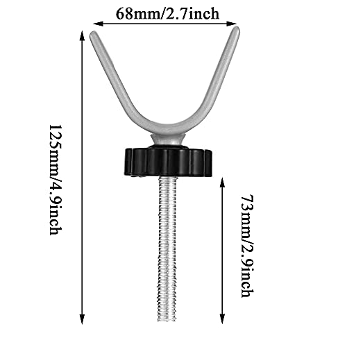 4 Piezas Bebé Puerta Varillas, Presión Pernos Varillas, Puerta Escalera Varillas, Acero Tipo Y M10 Multifunción Varilla Tornillo para Puerta Escalera Para Puerta Bebé, Puerta Escalera