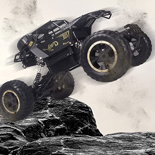 4WD Potente Todo Terreno RC Rock Crawler Coches Eléctricos De Radio Control Off Road RC Monster Trucks Juguetes, Coche De Control Remoto Coches RC De 2.4 Ghz Con 2 Baterías Para Niños Niños Niñas