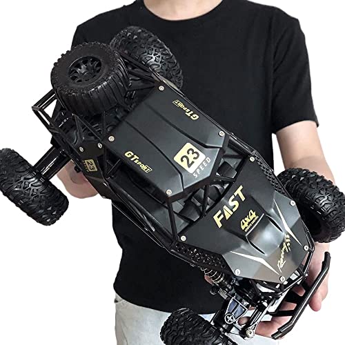 4WD Potente Todo Terreno RC Rock Crawler Coches Eléctricos De Radio Control Off Road RC Monster Trucks Juguetes, Coche De Control Remoto Coches RC De 2.4 Ghz Con 2 Baterías Para Niños Niños Niñas