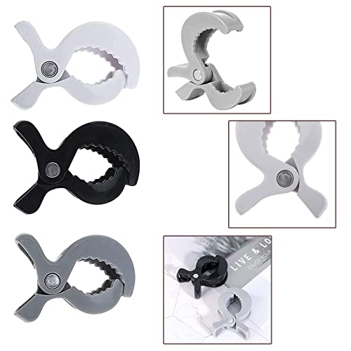 6 Piezas Clips para Cochecito Gancho para Cochecito Pinzas para Cochecito De Bebé Accesorios para Cochecitos Universal Ganchos Carrito Bebé, Durable Clips, Pinzas Toalla Playa, para Colgar Mantas