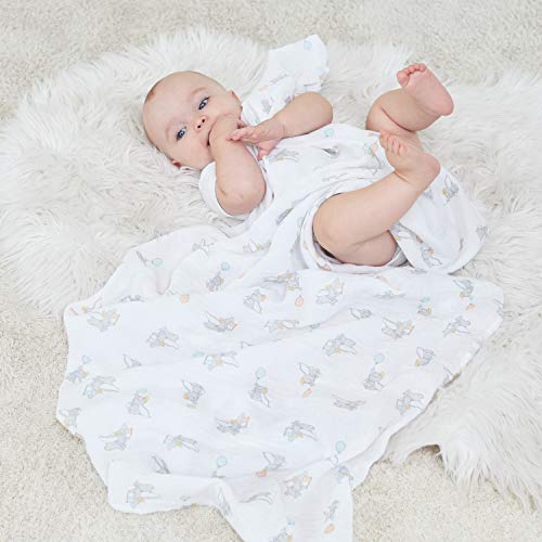 Aden Essential Swaddle 100% Muselina de algodón Dumbo Nuevas Alturas