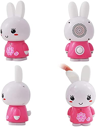 Alilo Honey Bunny Bluetooth - Reproductor multimedia, altavoz Bluetooth, entrenador del sueño, historias y canciones en inglés, salida de voz multilingüe - Edutainment for your Child - Color: Rosa