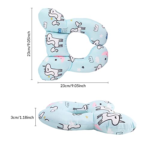 Almohada De Viaje Para Bebé, Almohada De Apoyo Para La Cabeza Y El Cuello Para Asiento De Coche, Almohada De InsercióN De Asiento De Coche Para Cochecito De ReciéN Nacido, Para BebéS De 0 A 1 AñOs