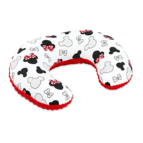 Almohada Embarazada 130 x 45 cm - Cojin Lactancia Almohada para Dormir de Lado Almohadas Side Sleepers Ratones con Rojo Minky