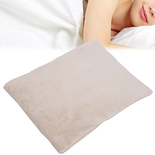 Almohada para Dormir, Almohada de Compresa Caliente Multifuncional Reutilizable Gris Marrón para el Hogar para Viajes