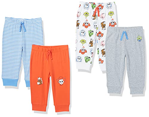 Amazon Essentials Disney Star Wars Marvel Pants Pantalones, Paquete de 4 Toy Story Play Nice, 24 Meses, Pack de 4